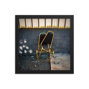 Chairs (Framed Print)