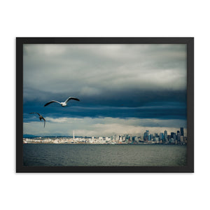 Seattle (Framed Print)